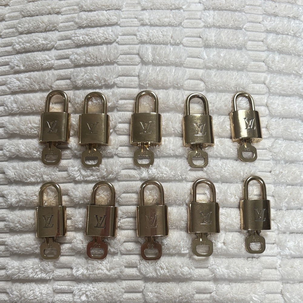 Louis Vuitton Gold Padlocks